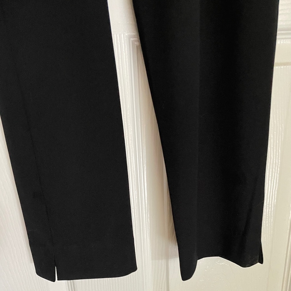WHBM Sweetheart Jumpsuit Black Straight Leg Ankle Length Sz 10 NWT - Picture 11 of 14